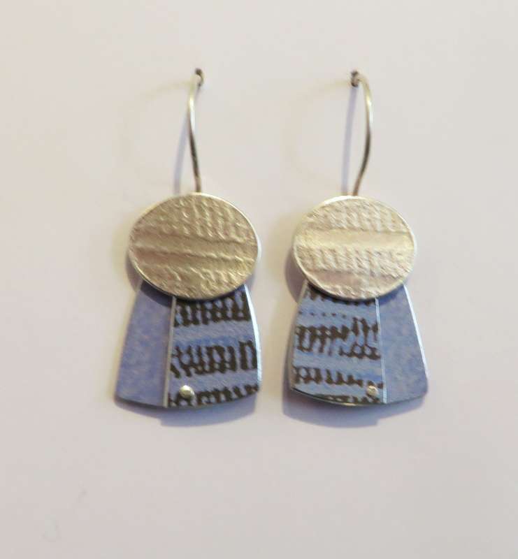 Drop Riveted Earrings